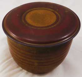 Sienna brown/brown French Butter Dish