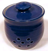 Cobalt Blue Garlic Keeper
