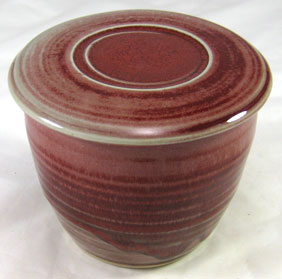 Copper Red French Butter Dish Photo#01