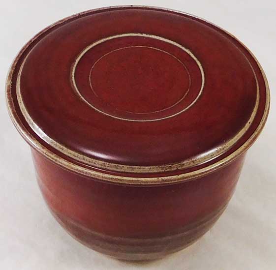 Copper Red French Butter Dish Photo#02