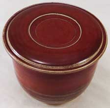 Copper Red French Butter Dish Photo#02