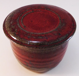 Copper Red French Butter Dish Photo#03