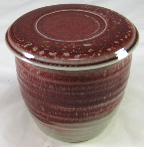 Copper Red French Butter Dish Photo#03