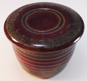 Copper Red French Butter Dish Photo#05