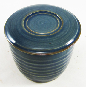 Sea Blue French Butter Dish