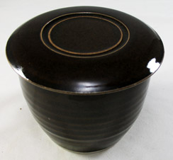 Sienna brown/brown French Butter Dish