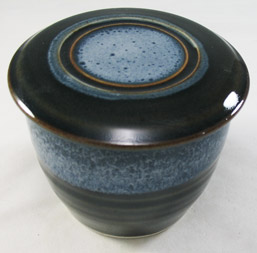 French Butter Dish with glaze variation Photo#01