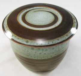 French Butter Dish with glaze variation Photo#06