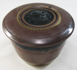 French Butter Dish with glaze variation Photo#08