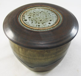 French Butter Dish with glaze variation Photo#11