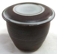 French Butter Dish with glaze variation Photo#20