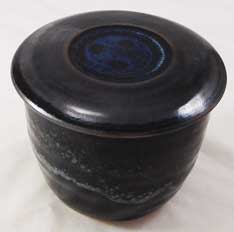 French Butter Dish with glaze variation Photo F