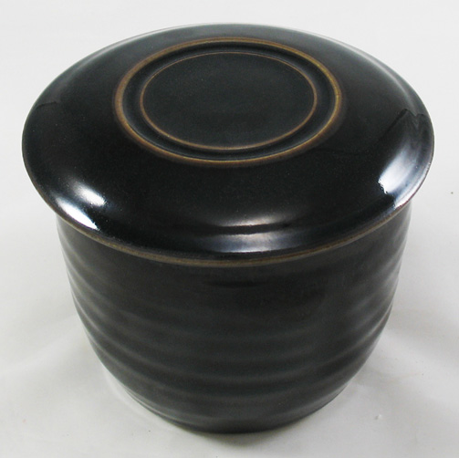 Black French Butter dish