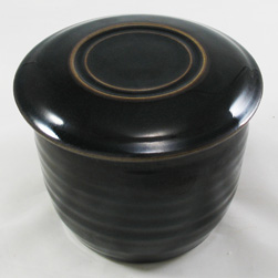 Black French Butter dish
