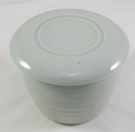 White butter dish