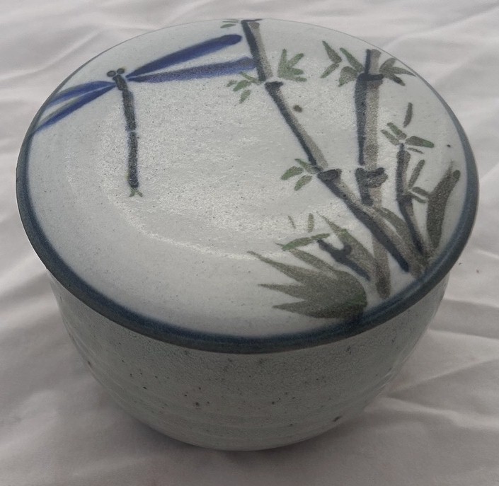 Dragonfly French Butter Dish